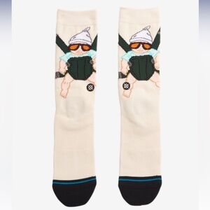 Stance men’s socks ~ size medium / Carlos from Hangover movie / fun! Cream color